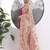 pink solid straight silk blend sleeveless kurta trouser dupatta set