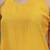 yellow solid straight silk blend sleeveless kurta trouser dupatta set