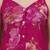 hot pink silk blend a-line kurta palazoo set
