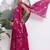 hot pink silk blend a-line kurta palazoo set