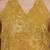 mustard silk blend halter neck kurta palazoo set