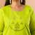 Yufta slik blend lime green straight plus size kurta dupatta pant set cotton lining kurta