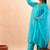 slik blend sea green straight plus size kurta dupatta pant set cotton lining kurta