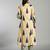 blue and cream ethnic motifs cotton a-line kurta trouser dupatta set