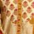 Yufta mustard and cream ethnic motifs cotton a-line kurta trouser dupatta set