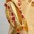 Yufta mustard and cream ethnic motifs cotton a-line kurta trouser dupatta set