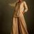 Beige embroidered chanderi co ord set
