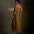 Olive embroidered chanderi dress