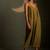 Olive embroidered chanderi dress