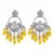 Indian wedding bollywood handcrafted kundan pearl chandbali dangle earrings for women 