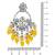 Indian wedding bollywood handcrafted kundan pearl chandbali dangle earrings for women (e3223zy)
