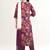 Women rani pink muslin kurta, shiffon dupatta muslin full set