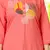 Peach Embroidered Cotton Kurta and Pant Set