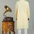 Mens stylish georgette sequins embroidery kurta pyjama
