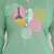 Shadow Green Embroidered Cotton Kurta and Pant Set