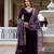 Regal wine georgette anarkali gown