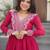 Pink bloom star georgette gown
