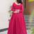Pink bloom star georgette gown