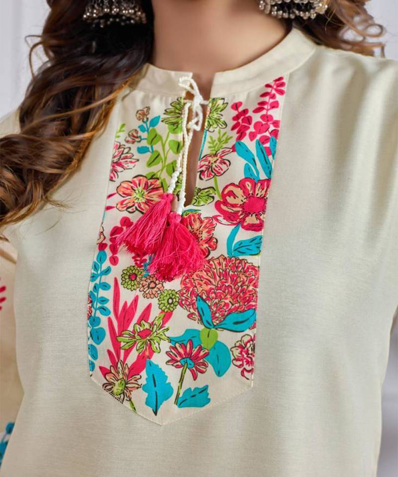 off white cotton co-ord set