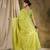 Refreshing pista green banarasi silk saree with weaving work