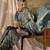 Sophisticated grey banarasi silk saree with weaving work