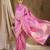 Feminine baby pink banarasi silk saree with weaving work