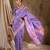 Majestic purple banarasi silk saree with weaving work