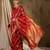 Stunning red banarasi silk saree with weaving work