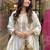 Off white elegance embroidered viscose chanderi kurta set