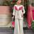 Offwhite cosmos silk embroidered suit set