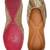 Gold sequin embroidered leather juttis