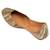 Gold sequin embroidered leather juttis