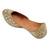 Gold embroidered leather juttis