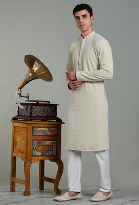 Arruga sylish rayon embroidery kurta pyjama 3