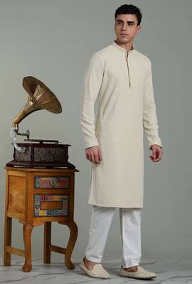 Arruga sylish rayon embroidery kurta pyjama 4