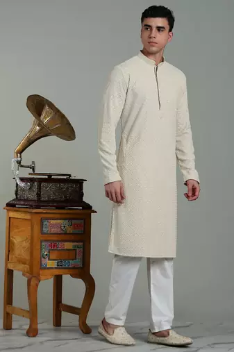 Arruga sylish rayon embroidery kurta pyjama