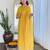 Women’s yellow embroidered kurta set – elegant ethnic wear