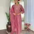 onion hue embroidered kurta set     traditional ethnic outfit