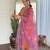  embridered orange kurta set