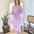 Lavender printed kurta set