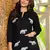 Black Embroidered Cotton Kurta Sets
