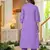 Soft Purple Embroidered Cotton Kurta Sets
