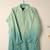 Green chikankari kurta set for boys