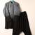 Grey chikankari kurta set for boys