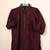 Maroon embroidered kurta bandi set for boys