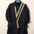 Blue viscose kurta bandi set for boys