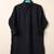 Blue viscose kurta bandi set for boys