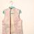 Pink embroidered open jacket indo western set for boys