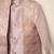 Pink embroidered open jacket indo western set for boys