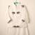 White embroidery on white modal kurta bandi set for boys